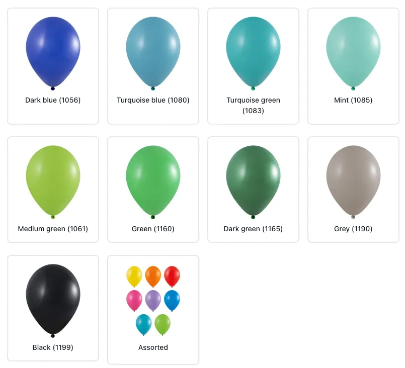 Ballonger med tryck