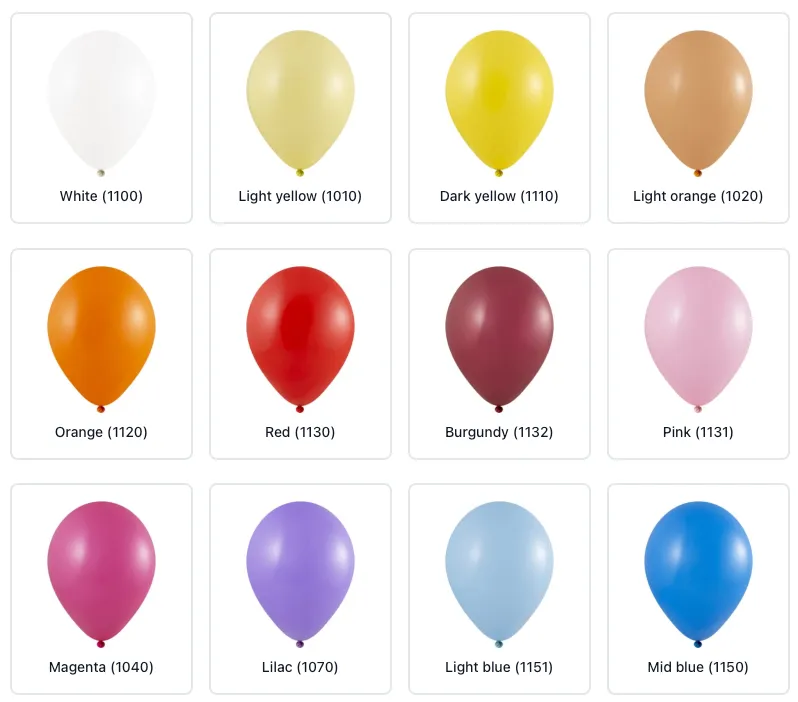 Ballonger med fototryck CMYK