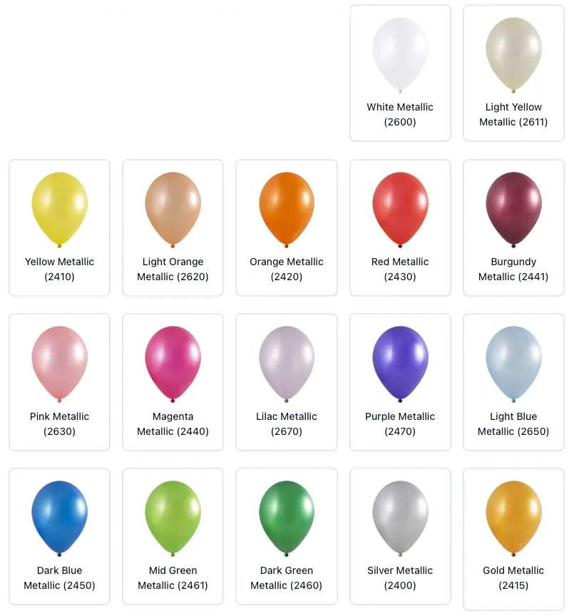 Reklamballonger Metallic