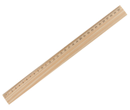 Trälinjal 30 cm