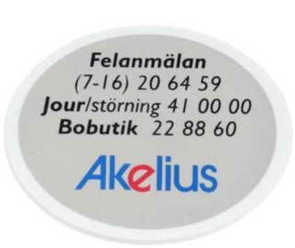 Hård kylskåpsmagnet