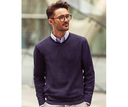 RUSSEL Stickad Pullover