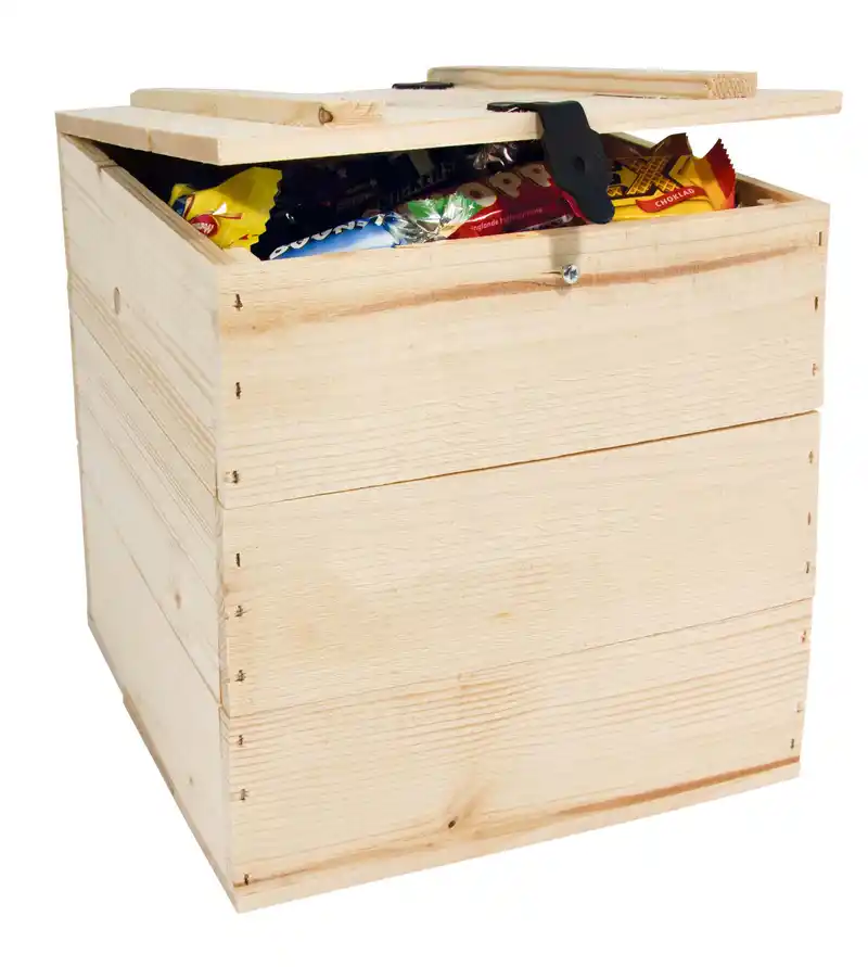 Trälåda godis