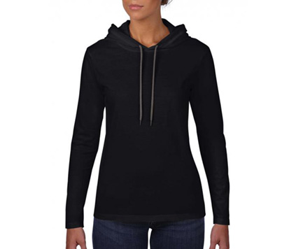 Anvil Sleeve Hooded Tee