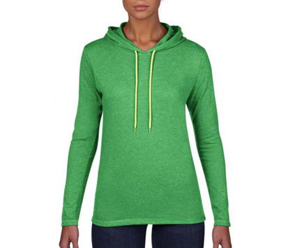 Anvil Sleeve Hooded Tee