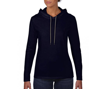 Anvil Sleeve Hooded Tee