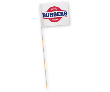 Flagga Hamburgare
