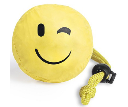 Vikbar väska Smiley