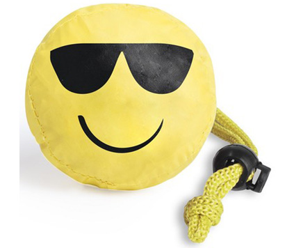 Vikbar väska Smiley