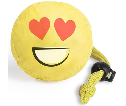Vikbar väska Smiley