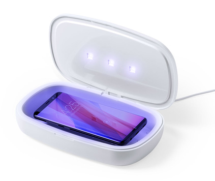 UV-C steriliseringsbox med trådlös laddare