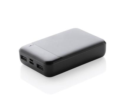 10.000 mAh powerbank i återvunnen plast