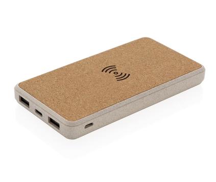 Kork & vete 8.000 mAh trådlös powerbank