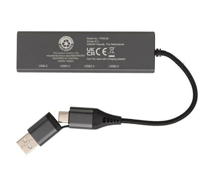 Hub med 3 USB portar, återvunnen