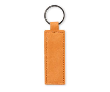 Nyckelring återvunnet läder rectangular