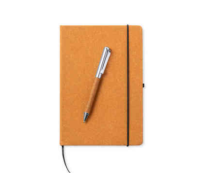 Skrivset Recycled Leather