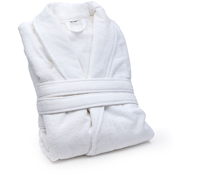 Mjuk morgonrock i velour