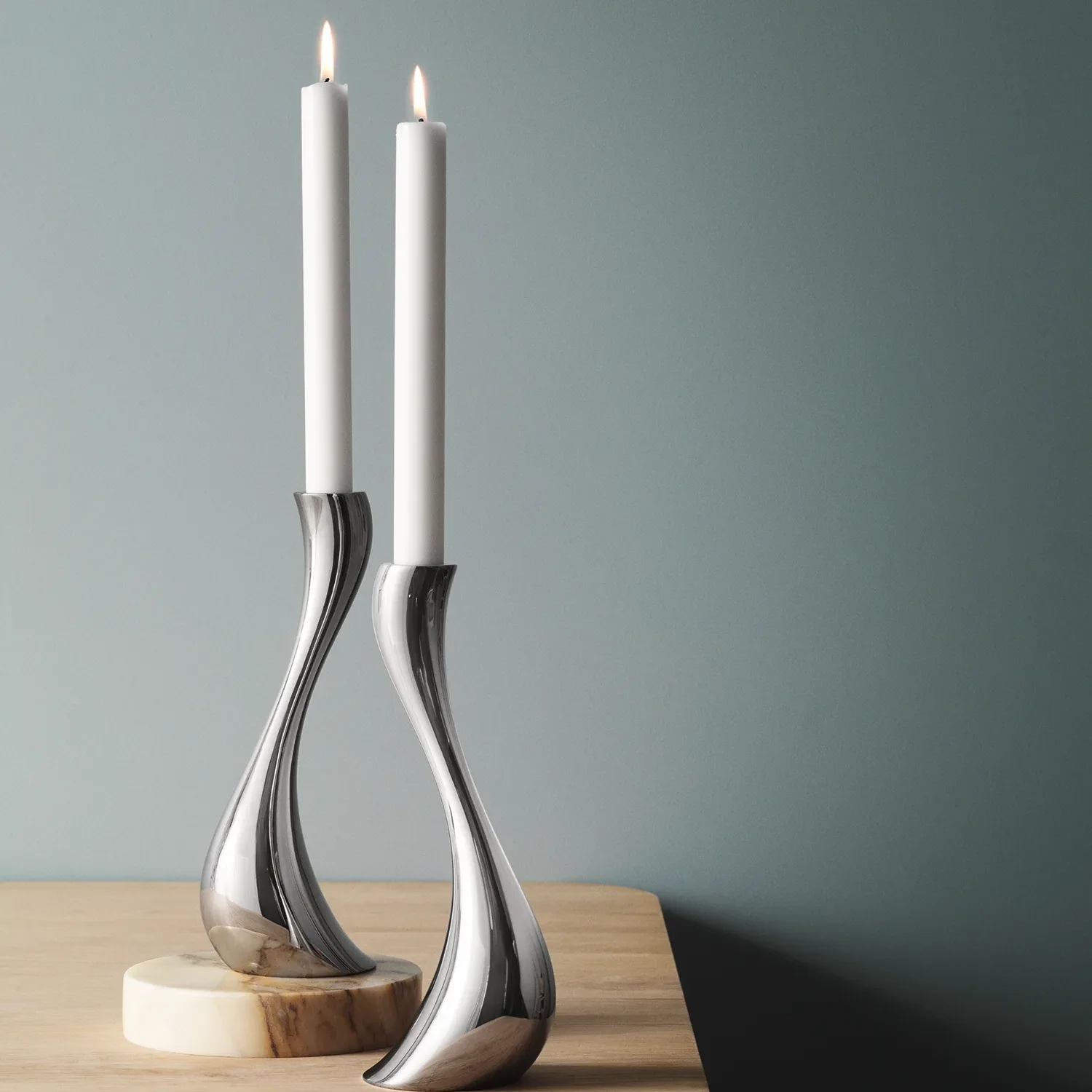 Georg Jensen Cobra Ljusstake 2-pack