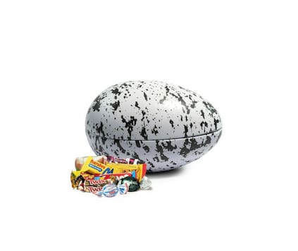Designägg Marble 15 cm