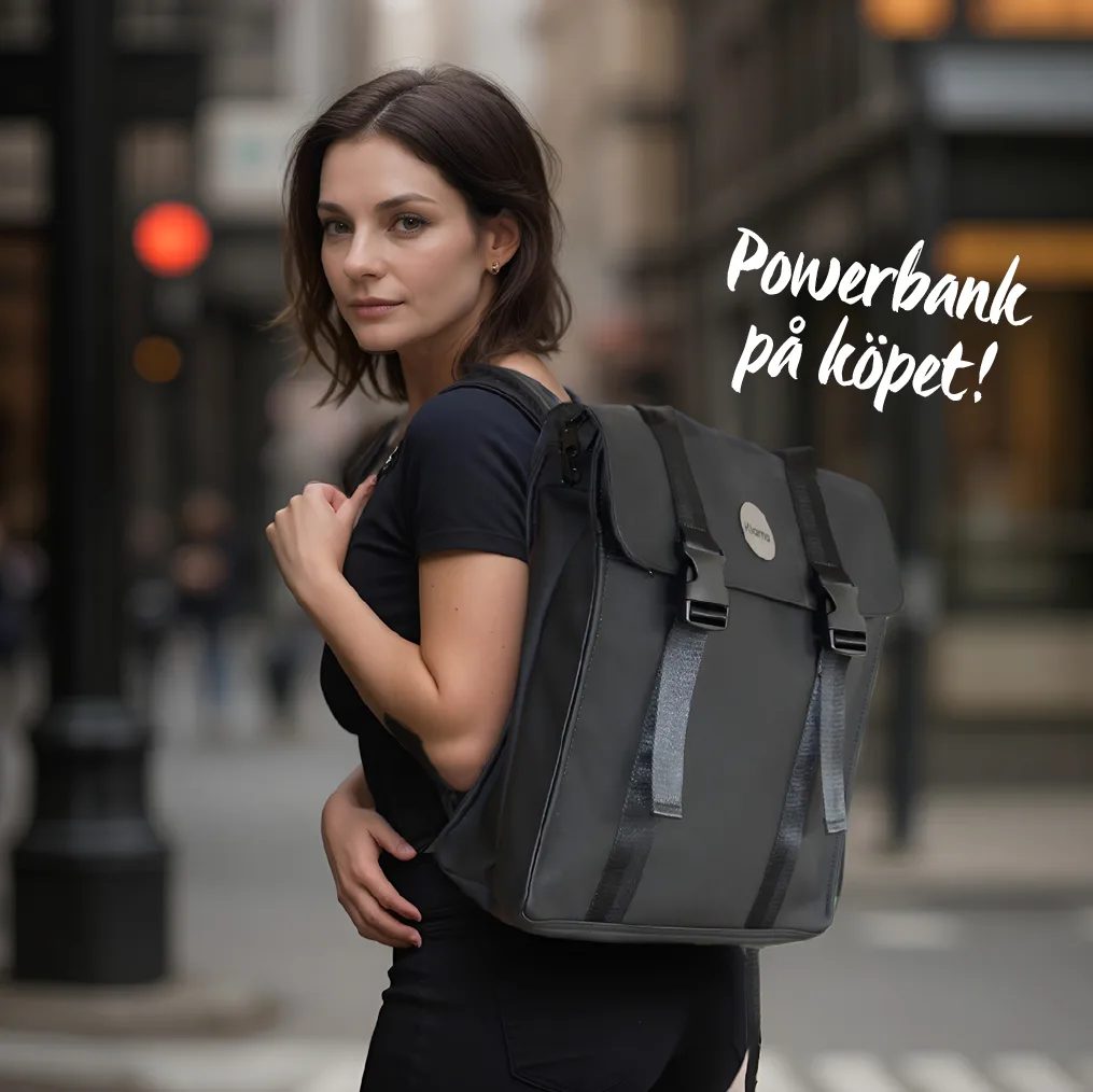 Kensington Ryggsäck + Powerbank - deVal